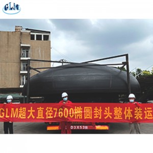 7600mm Diameter SA516 GR70 Elliptical Dished Head