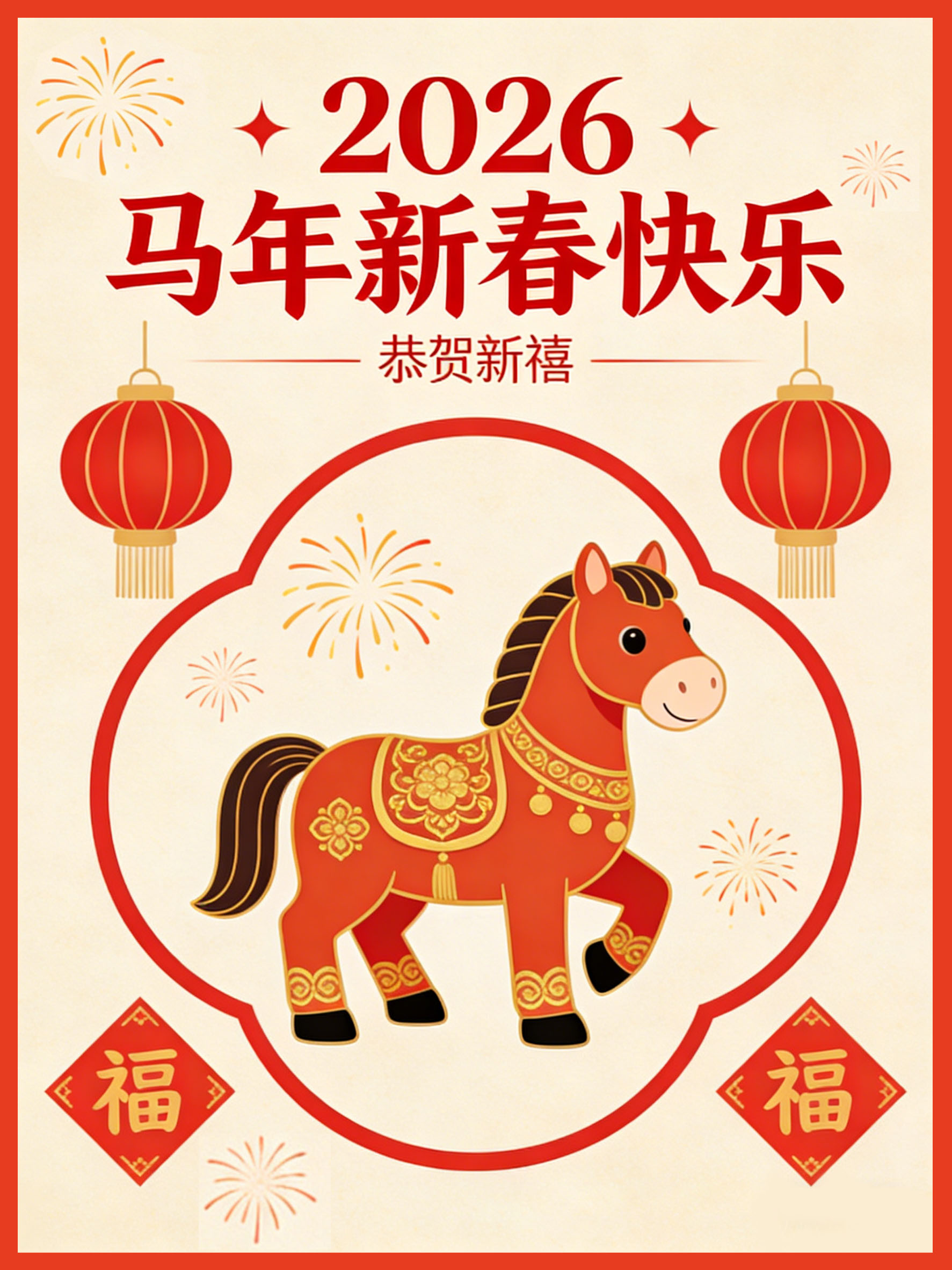 We warmly welcome the Year of the Horse 2026 and embark on a new journey together