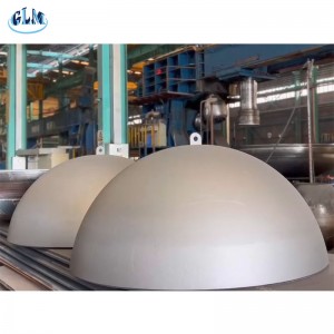 Solar water heater for 1000mm stainless steel hemisphere heads