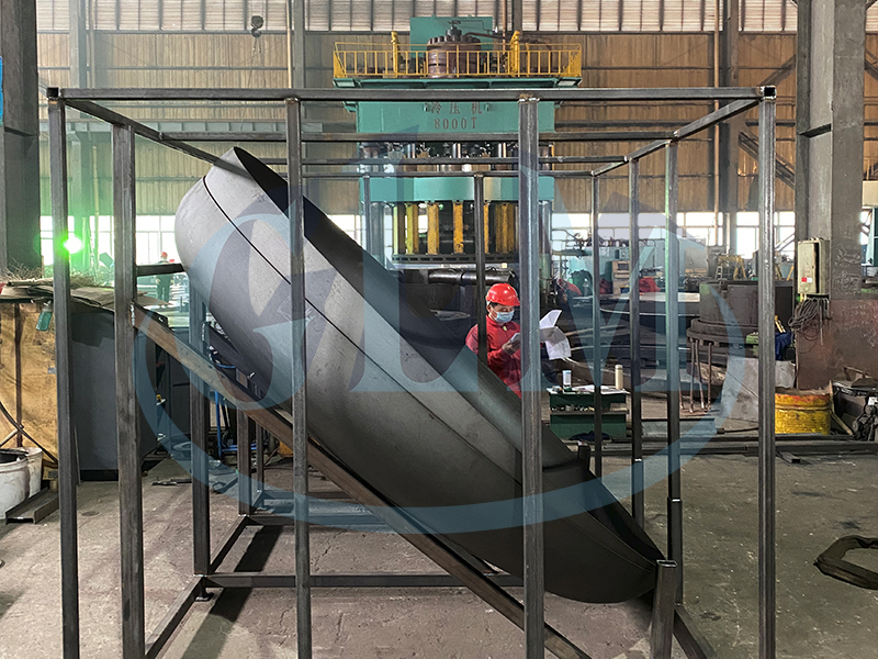 Carbon steel Elliptical dished head and custom pressure vessel shells