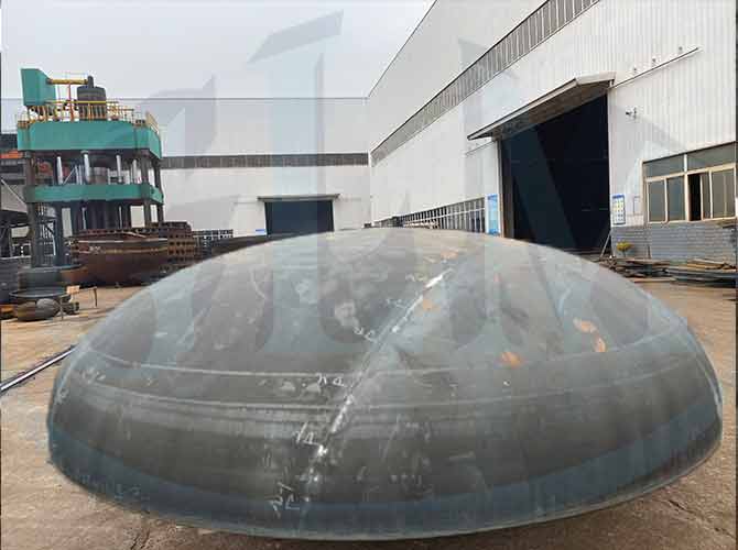 Semi ellipsoidal head DIN 28013 for slurry tank