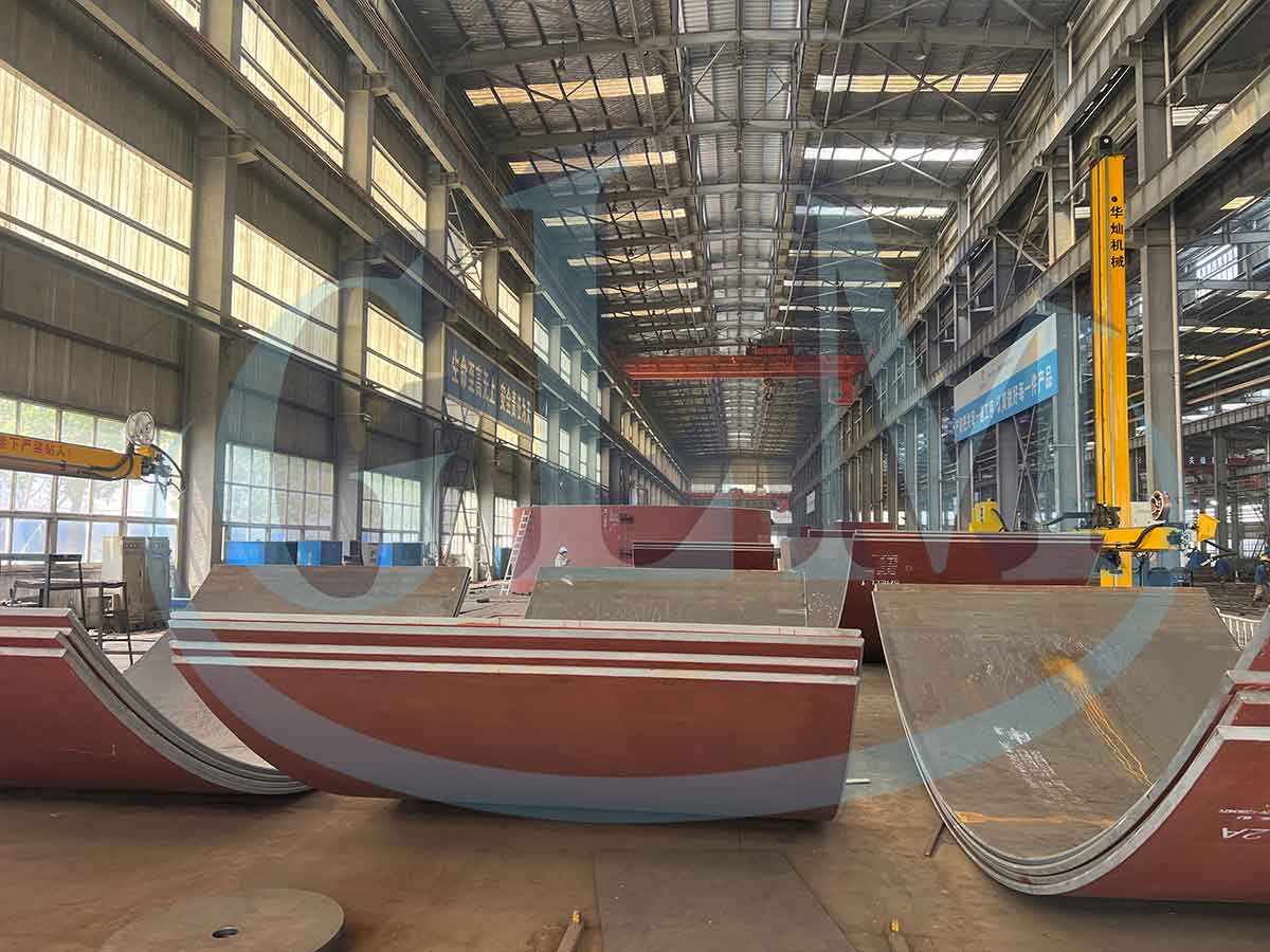 Spherical storage tanks